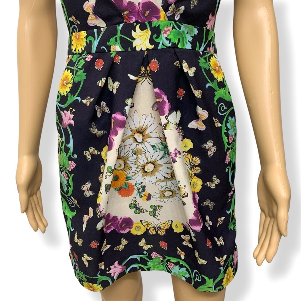 FARM Rio Floral Garden Casual Cocktail Mini Dress Size S - Picture 4 of 13
